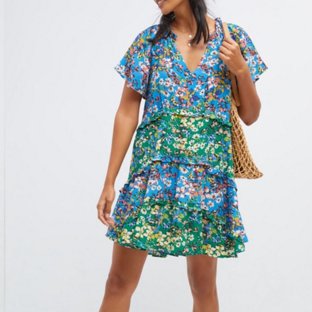 Anthropologie Robin Tiered Dress